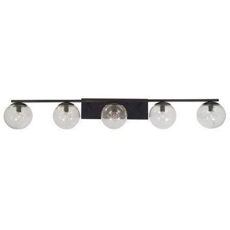 5-Light Satin Pewter Jupiter Bath Sconce